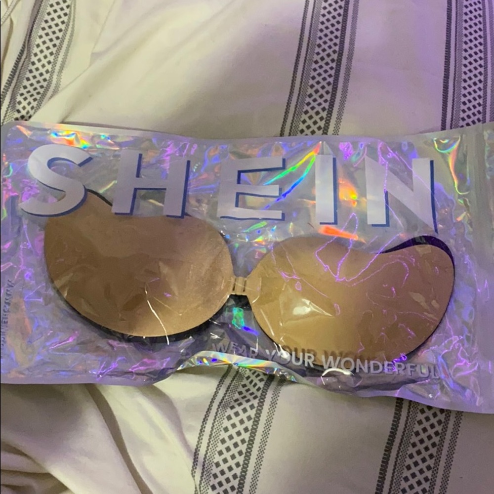 ☆SHEIN 2Pack Strappless Bra
